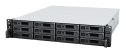 NAS Synology RS2423+; 2U RACK; 12x (3.5" SATA HDD/2.5" SATA SSD); AMD Ryzen V1780B, 8 GB DDR4 ECC UDIMM (max. 32GB), 2x 1GbE RJ- Synology