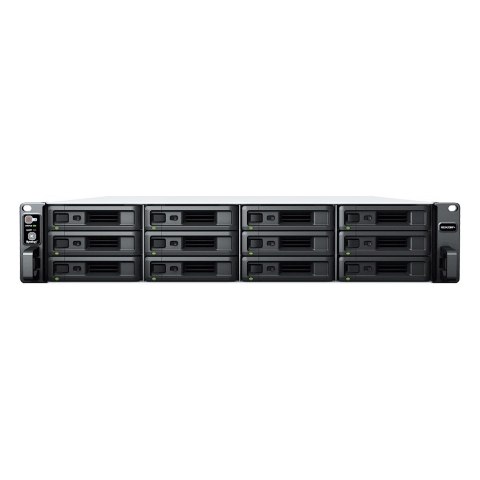 NAS Synology RS2423RP+; 2U RACK; 12x (3.5" SATA HDD/2.5" SATA HDD); AMD Ryzen V1780B; 8 GB DDR4 ECC UDIMM (max. 32GB), 2x 1GbE R Synology NAS Synology RS2423RP+; 2U RACK; 12x (3.5" SATA HDD/2.5" SATA HDD); AMD Ryzen V1780B; 8 GB DDR4 ECC UDIMM (max. 32GB), 2x 1GbE R Synology
