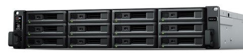 NAS Synology RS3621xs+; 2U RACK; 12x (3.5" SATA HDD/2.5" SATA SSD); Intel Xeon D-1541; 8 GB DDR4 ECC UDIMM (max. 64GB), 4x 1GbE Synology NAS Synology RS3621xs+; 2U RACK; 12x (3.5" SATA HDD/2.5" SATA SSD); Intel Xeon D-1541; 8 GB DDR4 ECC UDIMM (max. 64GB), 4x 1GbE Synology