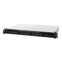 NAS Synology RS422+; 1U RACK; 4x (3.5" SATA HDD/2.5" SATA SSD); AMD Ryzen R1600; 2 GB DDR4 ECC, 2x 1GbE RJ-45 Synology