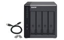 Qnap TR-004 Expansion unit ,Tower, 4x 3.5" SATA HDD, USB 3.0 type-C hardware RAID external enclosure (USB-C to USB-A cable inclu QNAP