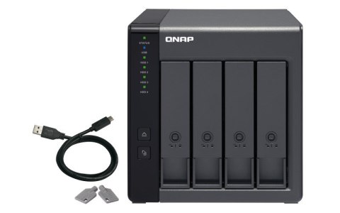 Qnap TR-004 Expansion unit ,Tower, 4x 3.5" SATA HDD, USB 3.0 type-C hardware RAID external enclosure (USB-C to USB-A cable inclu QNAP Qnap TR-004 Expansion unit ,Tower, 4x 3.5" SATA HDD, USB 3.0 type-C hardware RAID external enclosure (USB-C to USB-A cable inclu QNAP