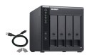 Qnap TR-004 Expansion unit ,Tower, 4x 3.5" SATA HDD, USB 3.0 type-C hardware RAID external enclosure (USB-C to USB-A cable inclu QNAP