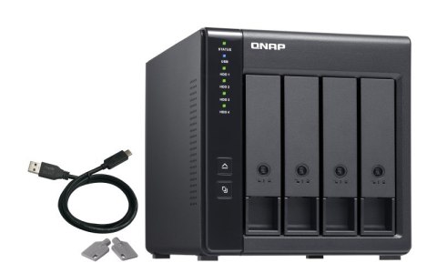 Qnap TR-004 Expansion unit ,Tower, 4x 3.5" SATA HDD, USB 3.0 type-C hardware RAID external enclosure (USB-C to USB-A cable inclu QNAP Qnap TR-004 Expansion unit ,Tower, 4x 3.5" SATA HDD, USB 3.0 type-C hardware RAID external enclosure (USB-C to USB-A cable inclu QNAP