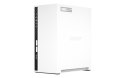 Qnap TS-233, Tower, 2 x 2.5"/3.5" SATA, ARM 2.0GHz Quad core, 2GB, 1 x 1GbE, External adapter (PSU) QNAP
