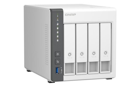 Qnap TS-433-4G, Tower, 4 x 2.5"/3.5" SATA , ARM 2.0GHz Quad core, 4GB, 1 x 2.5GbE + 1 x GbE, External adapter (PSU) QNAP Qnap TS-433-4G, Tower, 4 x 2.5"/3.5" SATA , ARM 2.0GHz Quad core, 4GB, 1 x 2.5GbE + 1 x GbE, External adapter (PSU) QNAP