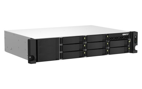 Qnap TS-864eU-RP-8G, 2U, 8 x 2.5"/3.5" SATA, Intel Celeron N5095 4C/4T, 8 GB DDR4 onboard not expandable, 2 x 2.5GbE, Redundant QNAP Qnap TS-864eU-RP-8G, 2U, 8 x 2.5"/3.5" SATA, Intel Celeron N5095 4C/4T, 8 GB DDR4 onboard not expandable, 2 x 2.5GbE, Redundant QNAP