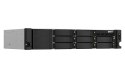 Qnap TS-864eU-RP-8G, 2U, 8 x 2.5"/3.5" SATA, Intel Celeron N5095 4C/4T, 8 GB DDR4 onboard not expandable, 2 x 2.5GbE, Redundant  QNAP