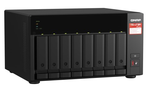 Zestaw Qnap TS-873A-SW5T (TS-873A-8G + switch QSW-1105-5T 5x2.5GbE), Tower, 8 x 2.5"/3.5" SATA, AMD Ryzen V1500B 4C/8T, 8GB DDR4 QNAP Zestaw Qnap TS-873A-SW5T (TS-873A-8G + switch QSW-1105-5T 5x2.5GbE), Tower, 8 x 2.5"/3.5" SATA, AMD Ryzen V1500B 4C/8T, 8GB DDR4 QNAP
