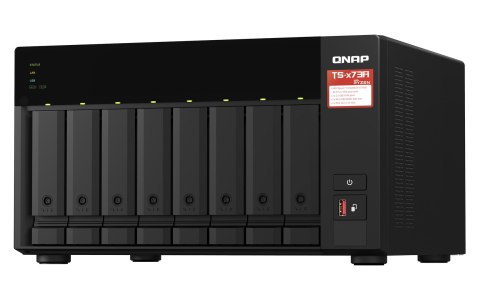 Zestaw Qnap TS-873A-SW5T (TS-873A-8G + switch QSW-1105-5T 5x2.5GbE), Tower, 8 x 2.5"/3.5" SATA, AMD Ryzen V1500B 4C/8T, 8GB DDR4 QNAP Zestaw Qnap TS-873A-SW5T (TS-873A-8G + switch QSW-1105-5T 5x2.5GbE), Tower, 8 x 2.5"/3.5" SATA, AMD Ryzen V1500B 4C/8T, 8GB DDR4 QNAP