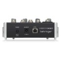 Behringer 502S - 5-kanałowy kompaktowy mikser analogowy z interfejsem USB zaprojektowany specjalnie do obsługi podcastów, stream Behringer