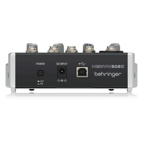 Behringer 502S - 5-kanałowy kompaktowy mikser analogowy z interfejsem USB zaprojektowany specjalnie do obsługi podcastów, stream Behringer Behringer 502S - 5-kanałowy kompaktowy mikser analogowy z interfejsem USB zaprojektowany specjalnie do obsługi podcastów, stream Behringer
