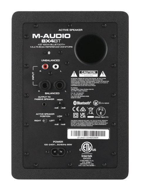 M-AUDIO BX4 Pair BT - Para Monitorów Odsłuchowych Bluetooth M-AUDIO M-AUDIO BX4 Pair BT - Para Monitorów Odsłuchowych Bluetooth M-AUDIO