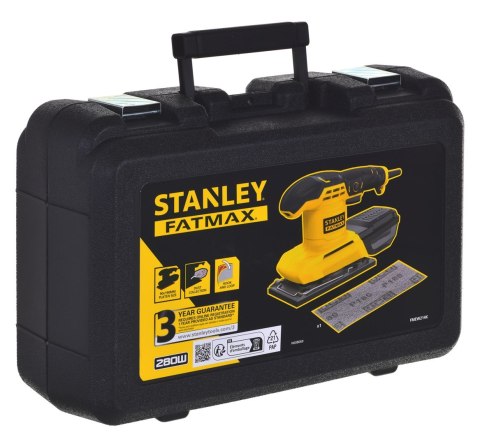 SZLIFIERKA OSCYLACYJNA 280W STANLEY FMEW214K-QS STANLEY SZLIFIERKA OSCYLACYJNA 280W STANLEY FMEW214K-QS STANLEY