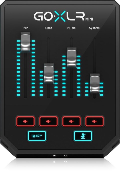 TC Helicon Go XLR Mini - Mikser i interfejs audio USB TC HELICON TC Helicon Go XLR Mini - Mikser i interfejs audio USB TC HELICON
