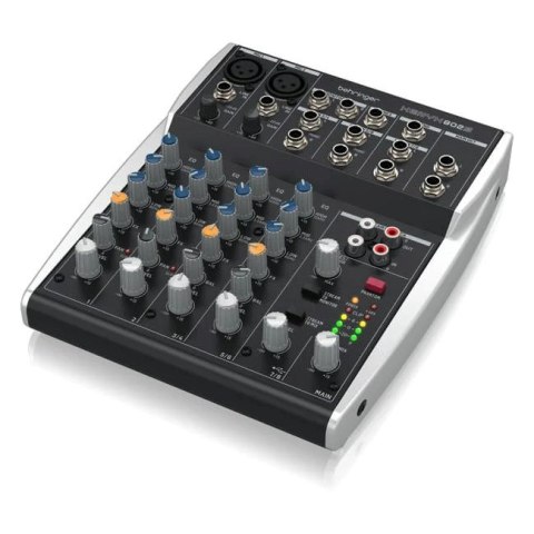 Behringer 802S - 8-kanałowy kompaktowy mikser analogowy z interfejsem USB zaprojektowany specjalnie do obsługi podcastów, stream Behringer Behringer 802S - 8-kanałowy kompaktowy mikser analogowy z interfejsem USB zaprojektowany specjalnie do obsługi podcastów, stream Behringer
