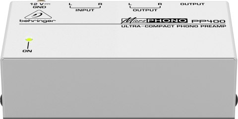 Behringer PP400 - Przedwzmacniacz gramofonowy Behringer Behringer PP400 - Przedwzmacniacz gramofonowy Behringer