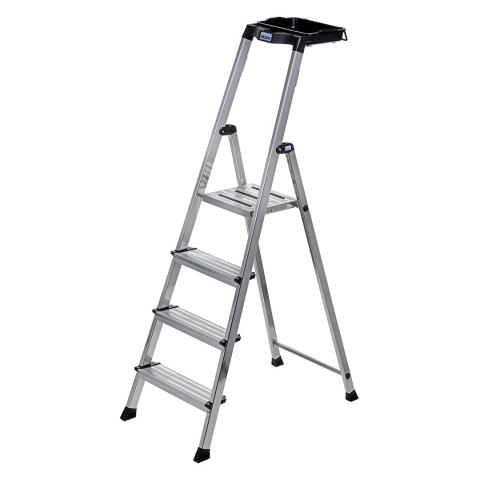 Drabina 4 stopniowa aluminiowa Krause Secury 126528 Krause Drabina 4 stopniowa aluminiowa Krause Secury 126528 Krause