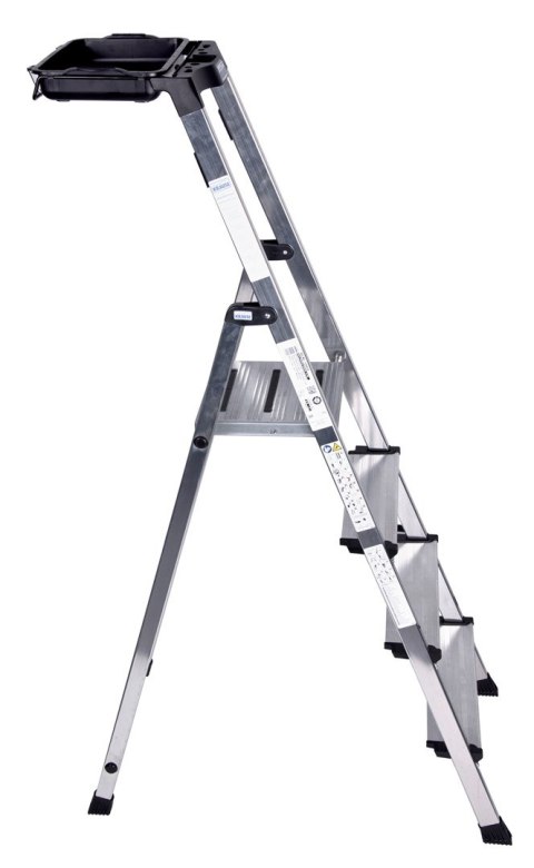 Drabina 4 stopniowa aluminiowa Krause Secury 126528 Krause Drabina 4 stopniowa aluminiowa Krause Secury 126528 Krause