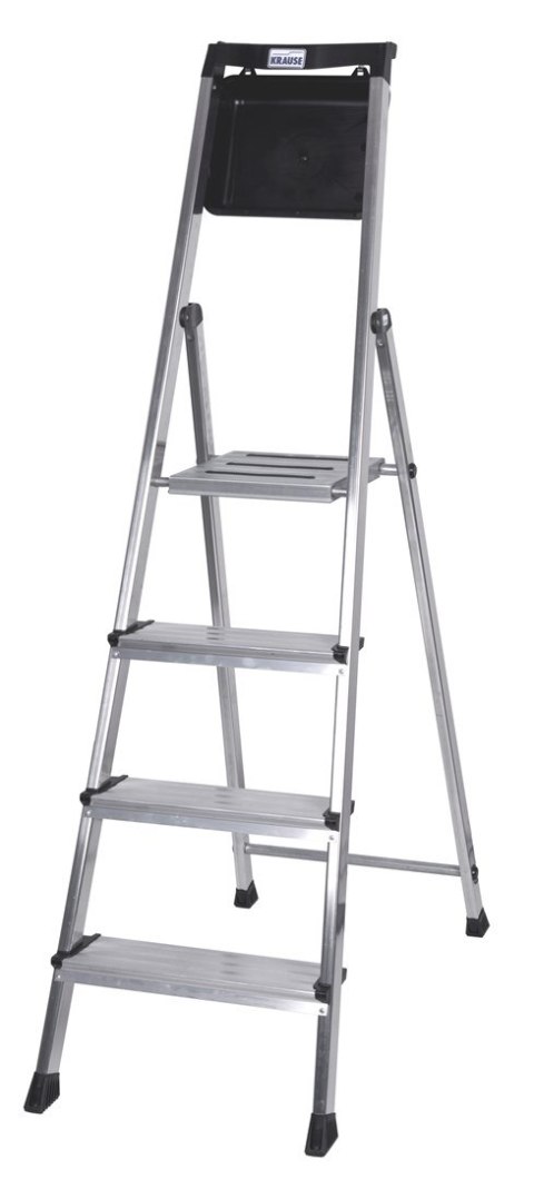 Drabina 4 stopniowa aluminiowa Krause Secury 126528 Krause Drabina 4 stopniowa aluminiowa Krause Secury 126528 Krause
