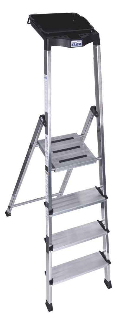 Drabina 4 stopniowa aluminiowa Krause Secury 126528 Krause Drabina 4 stopniowa aluminiowa Krause Secury 126528 Krause