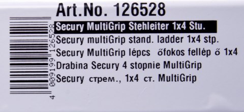 Drabina 4 stopniowa aluminiowa Krause Secury 126528 Krause Drabina 4 stopniowa aluminiowa Krause Secury 126528 Krause