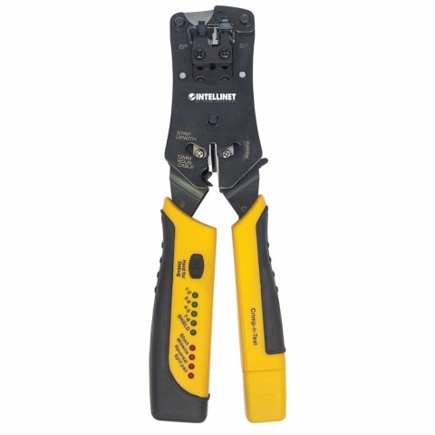 INTELLINET ZACISKARKA WTYKÓW RJ45/RJ11/RJ12/RJ22 Z TESTEREM OKABLOWANIA 780124 Intellinet INTELLINET ZACISKARKA WTYKÓW RJ45/RJ11/RJ12/RJ22 Z TESTEREM OKABLOWANIA 780124 Intellinet