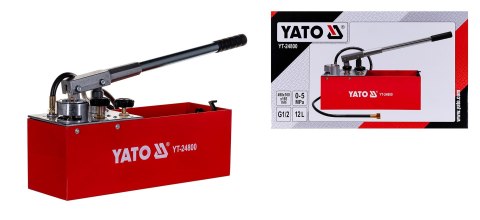 Pompa ręczna do prób ciśnieniowych YT-24800 YATO YATO