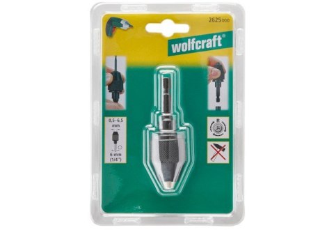 Uchwyt wiertarski szybkomocujący Wolfcraft 0,5-6,5mm Wolfcraft Uchwyt wiertarski szybkomocujący Wolfcraft 0,5-6,5mm Wolfcraft