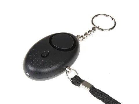 Alarm osobisty GUARD Scorpion z latarką LED, czarny, syrena 120dB (YC-003-BL) GUARD