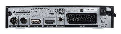ESPERANZA TUNER DVB-T2 H.265/HEVC EV106P Esperanza ESPERANZA TUNER DVB-T2 H.265/HEVC EV106P Esperanza