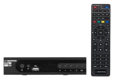 ESPERANZA TUNER DVB-T2 H.265/HEVC EV106P Esperanza ESPERANZA TUNER DVB-T2 H.265/HEVC EV106P Esperanza