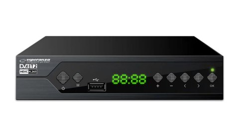ESPERANZA TUNER DVB-T2 H.265/HEVC EV107R Esperanza ESPERANZA TUNER DVB-T2 H.265/HEVC EV107R Esperanza