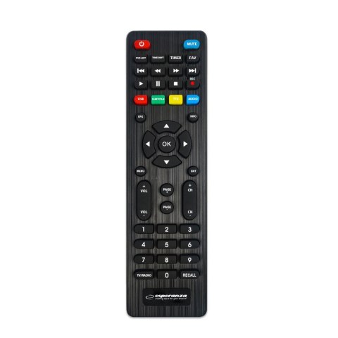 ESPERANZA TUNER DVB-T2 H.265/HEVC EV108R Esperanza ESPERANZA TUNER DVB-T2 H.265/HEVC EV108R Esperanza