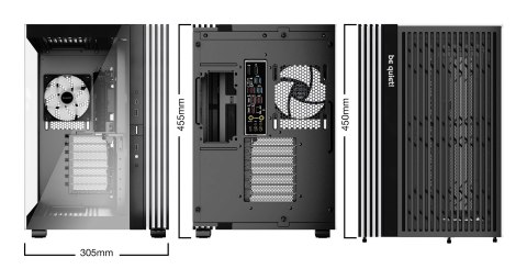 OBUDOWA BE QUIET! Light Base 600 LX Black BE QUIET! OBUDOWA BE QUIET! Light Base 600 LX Black BE QUIET!