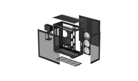 Obudowa DeepCool CH780 Black DEEPCOOL Obudowa DeepCool CH780 Black DEEPCOOL