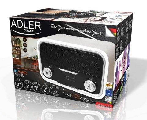 Radio Bluetooth ADLER AD 1185 Adler Radio Bluetooth ADLER AD 1185 Adler