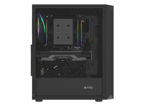 FURY OBUDOWA KOMPUTEROWA FURY SHOBO RGB MIDI TOWER Z OKNEM CZARNA FURY FURY OBUDOWA KOMPUTEROWA FURY SHOBO RGB MIDI TOWER Z OKNEM CZARNA FURY