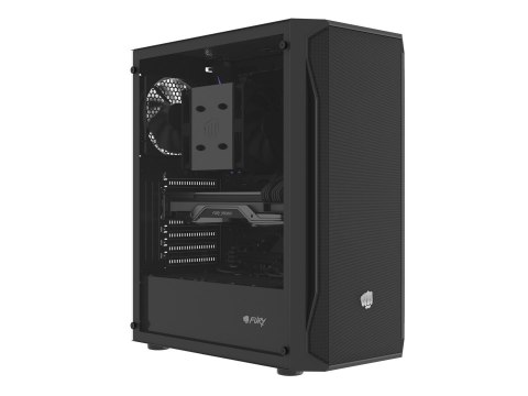 FURY OBUDOWA KOMPUTEROWA FURY SHOBO SH4F MIDI TOWER Z OKNEM CZARNA FURY FURY OBUDOWA KOMPUTEROWA FURY SHOBO SH4F MIDI TOWER Z OKNEM CZARNA FURY