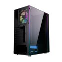 GEMBIRD OBUDOWA FORNAX 2500 MIDI-TOWER (1X USB 3.0, 2X USB 2.0, HD AUDIO, SZKLANY PANEL BOCZNY) CZARNA GEMBIRD