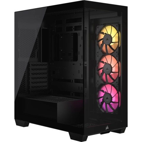 ICUE LINK 3500X RGB Tempered Glass Mid-Tower, Black Corsair