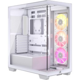 ICUE LINK 3500X RGB Tempered Glass Mid-Tower, White Corsair