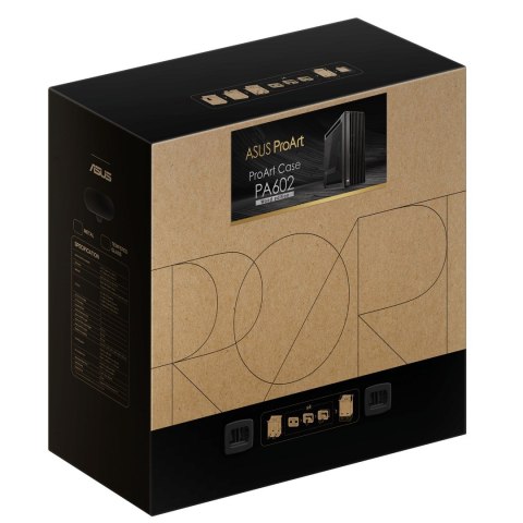 Obudowa ASUS PROART PA602 WOOD TG PWM BLACK ASUS Obudowa ASUS PROART PA602 WOOD TG PWM BLACK ASUS