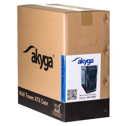 Obudowa Akyga AK13BK (ATX, Micro ATX, Mini ATX, Mini ITX; kolor czarny) Akyga