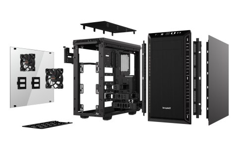 Obudowa BE QUIET! Pure Base 600 BGW21 (ATX, Micro ATX, Mini ITX; kolor czarny) BE QUIET! Obudowa BE QUIET! Pure Base 600 BGW21 (ATX, Micro ATX, Mini ITX; kolor czarny) BE QUIET!