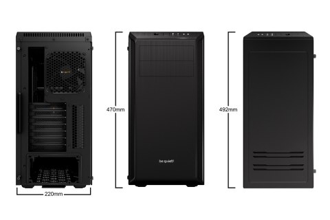 Obudowa BE QUIET! Pure Base 600 BGW21 (ATX, Micro ATX, Mini ITX; kolor czarny) BE QUIET! Obudowa BE QUIET! Pure Base 600 BGW21 (ATX, Micro ATX, Mini ITX; kolor czarny) BE QUIET!
