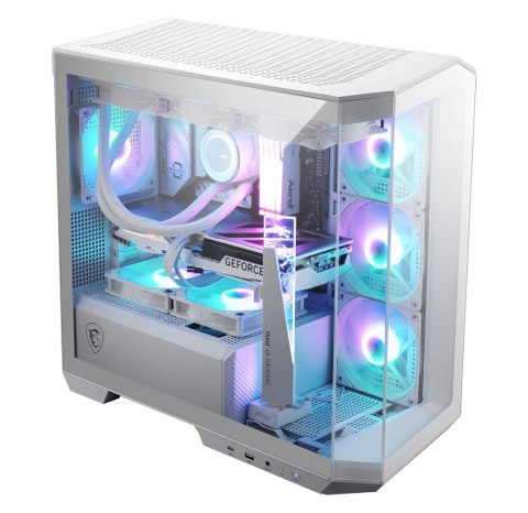 Obudowa MSI MAG PANO M100R PZ WHITE MSI Obudowa MSI MAG PANO M100R PZ WHITE MSI
