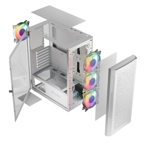LOGIC OBUDOWA ARAMIS ARGB MIDI USB 3.0 WHITE LOGIC LOGIC OBUDOWA ARAMIS ARGB MIDI USB 3.0 WHITE LOGIC