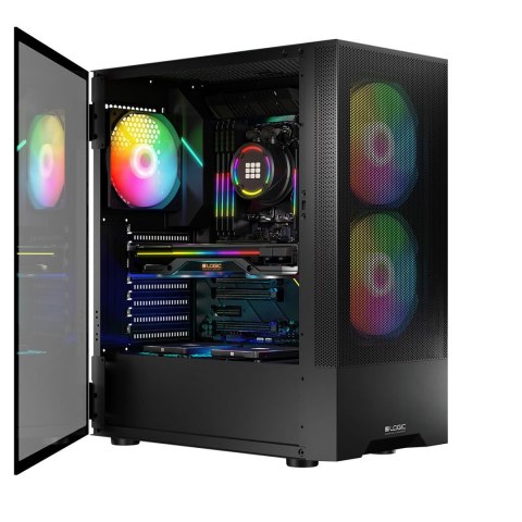 LOGIC OBUDOWA ARYA ARGB MIDI USB 3.0 BLACK LOGIC LOGIC OBUDOWA ARYA ARGB MIDI USB 3.0 BLACK LOGIC