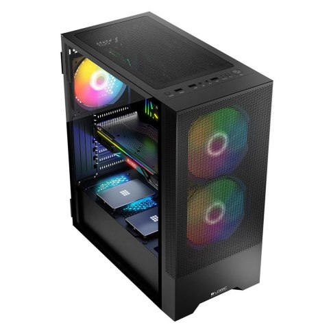 LOGIC OBUDOWA ARYA ARGB MIDI USB 3.0 BLACK LOGIC LOGIC OBUDOWA ARYA ARGB MIDI USB 3.0 BLACK LOGIC